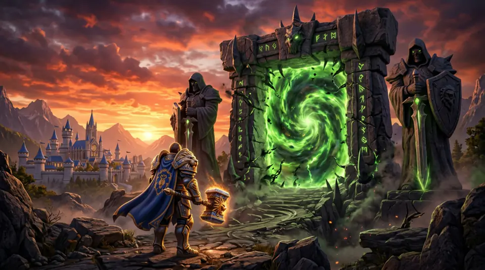 World of Warcraft artwork panoramico